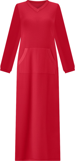 Women's Plus Size Long Sherpa Lounger