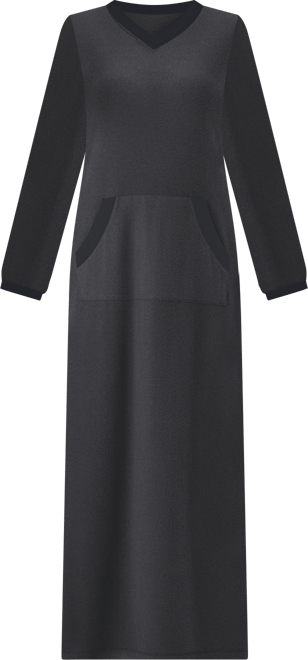 Women's Plus Size Long Sherpa Lounger