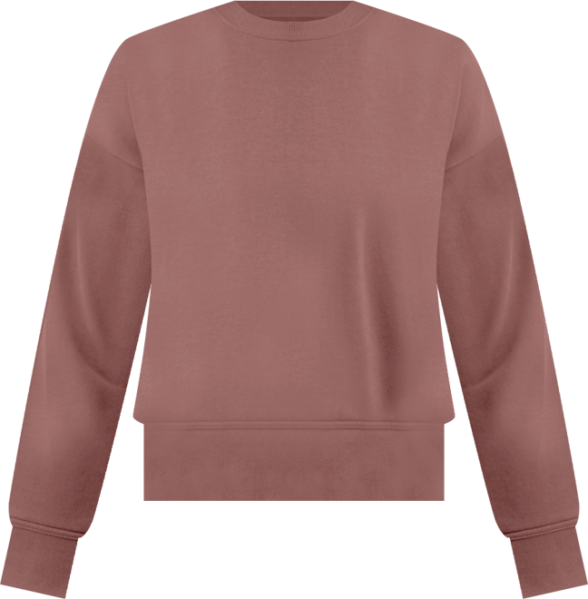 Women's Crewneck Vented-Hem Sweatshirt, Macy's Exclusive