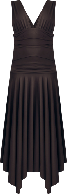 Women's Combined Design Long Dress