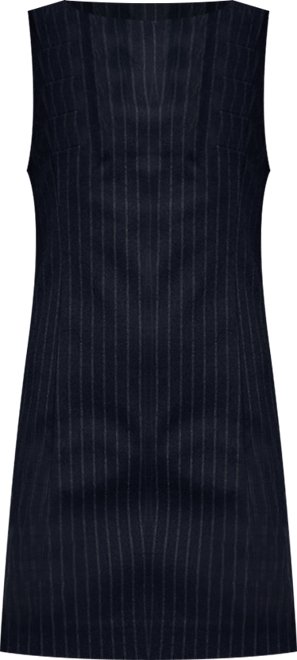 Women's Short Pinstripe Dress