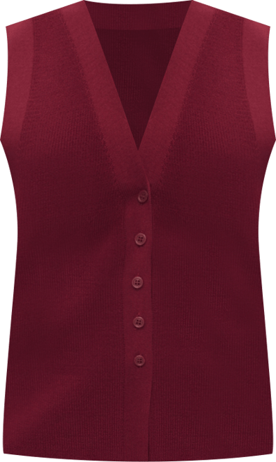 Women's Fine-Knit Gilet Sweater Vest