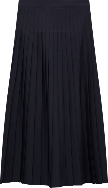 Women's Pleated Midi Skirt