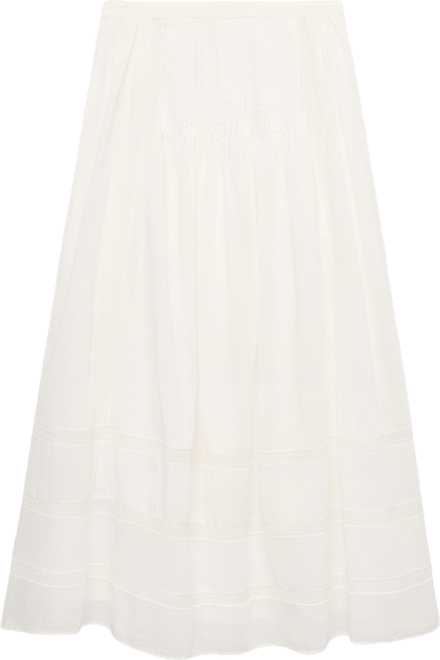 Women's Lace Cotton Skirt