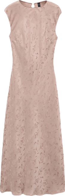 MANGO Women's Satin Floral Jacquard Dress - Macy's