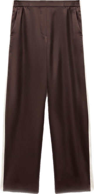 Women's Contrast Stripe Straight Pants