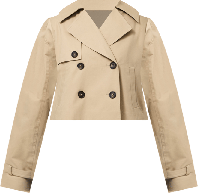 Women's Cropped Trench Coat
