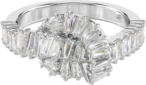 Matrix White Rhodium Plated Ring