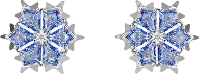 Magic Rhodium Plated Stud Earrings