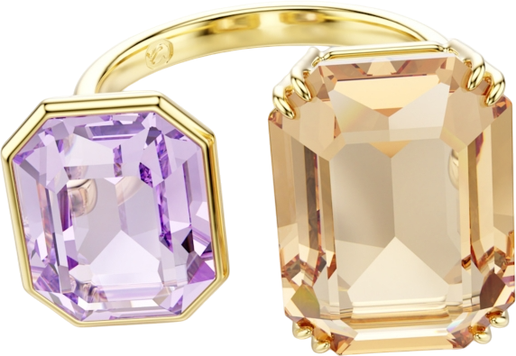 Millenia Gold-Tone Plated Open Ring