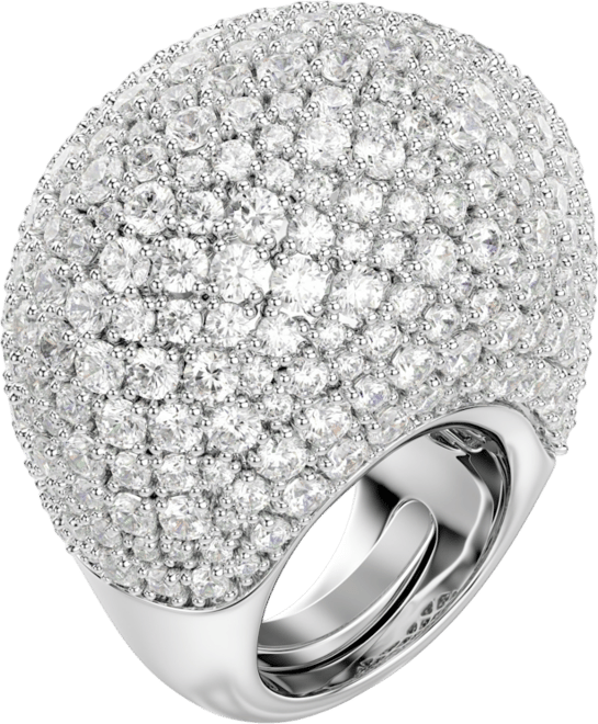 Sublima Cocktail White Rhodium Plated Ring