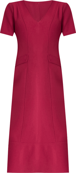 Women's Short Sleeve V-Neck Dress