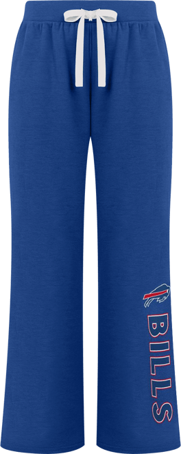 Women's Royal Buffalo Bills Field Wide Leg Sweatpants