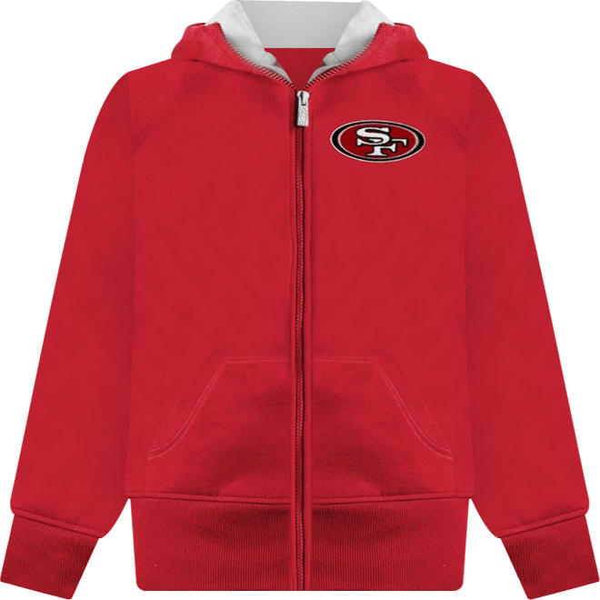 Women's Scarlet San Francisco 49ers Victory Full-Zip Hoodie