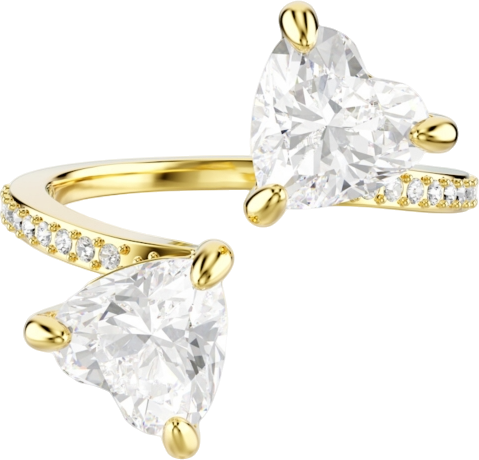 Mesmera Attract Gold-Tone Plated Open Ring