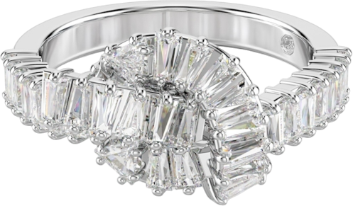 Matrix White Rhodium Plated Ring