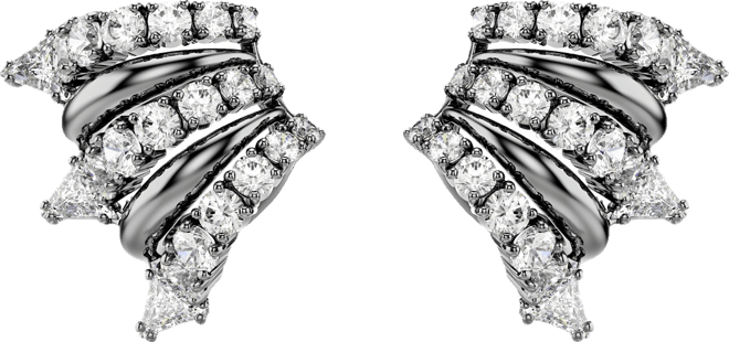 Sublima Ruthenium Plated Cuff Earrings