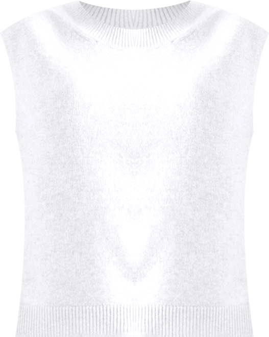Women's Zarah Crew Neck Cashmere Knit Vest