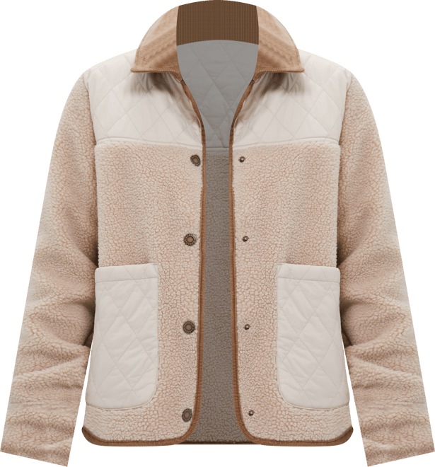 Natural Blanc Laurel Fleece Jacket