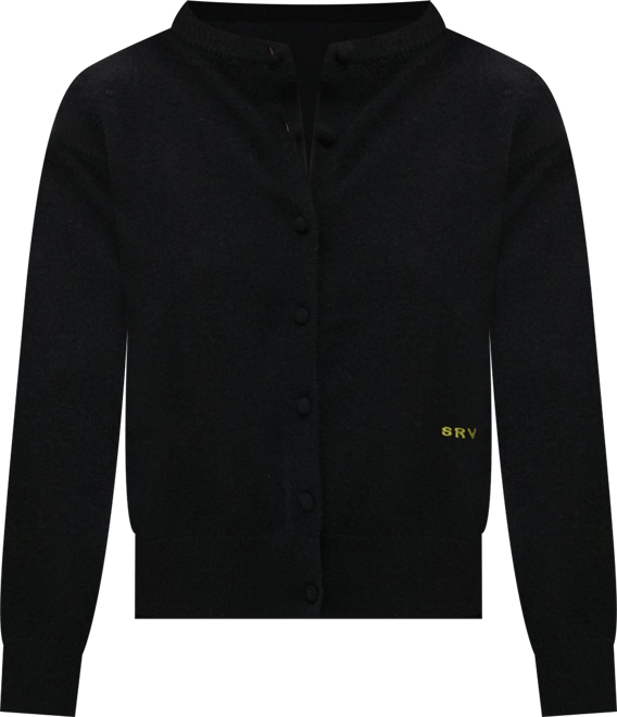 Black Cashmere Riley Cardigan