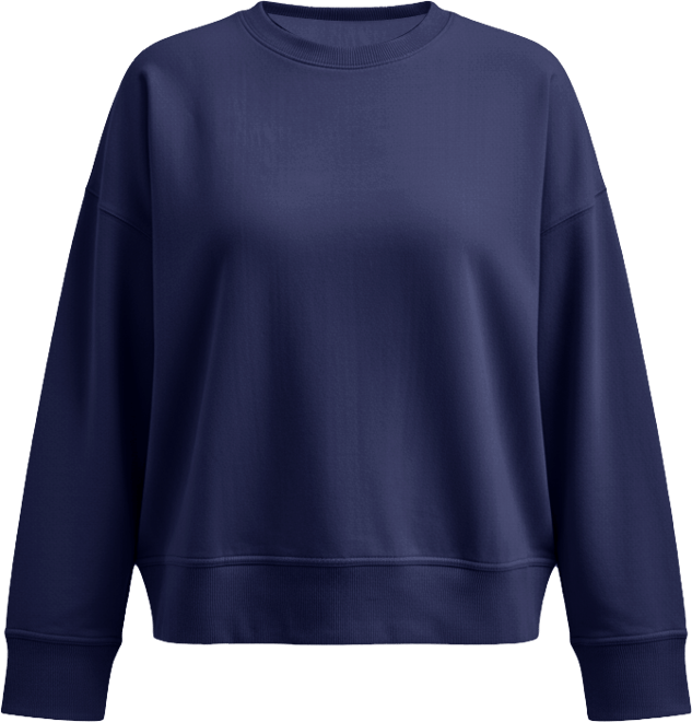 Plus Size Relaxed Crewneck Fleece Sweatshirt, Macy's Exclusive