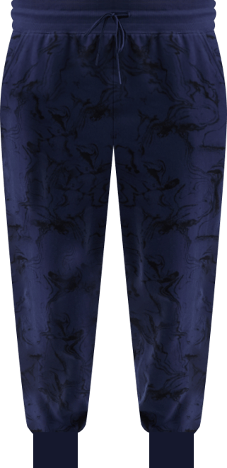 Plus Size Relaxed High-Rise Marble Fleece Joggers, Macy's Exclusive