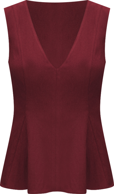 Women's Lyocell Peplum Top