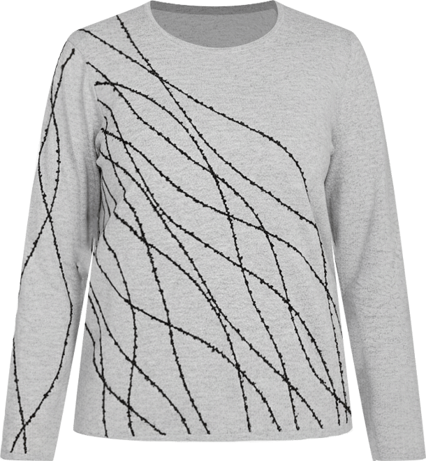 Women's Jet Setter Abstract Cording Sweater