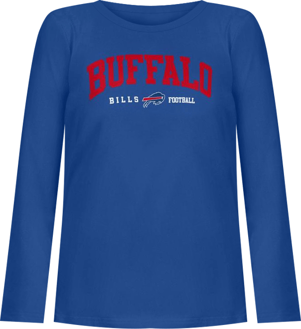 Women's Royal Buffalo Bills Best Play Long Sleeve T-Shirt