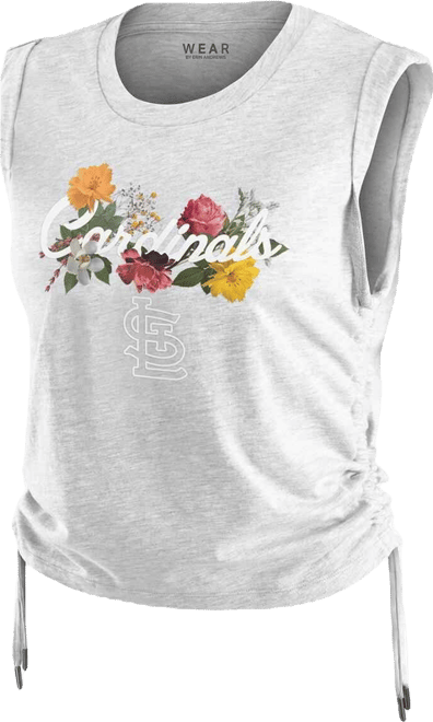 Women's&nbsp;Heather Gray St. Louis Cardinals Cinched Tank Top