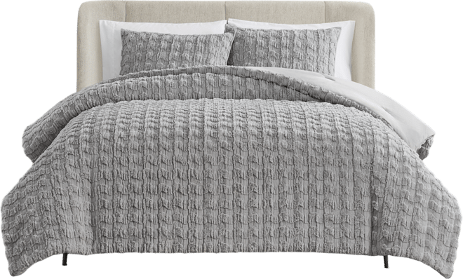 Denai Faux Fur Reversible 3-pc. Comforter Set, King