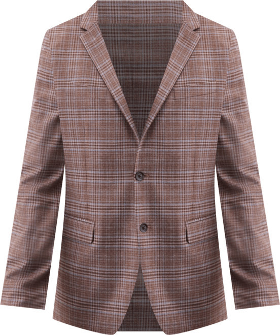 Men's Slim-Fit Techni-Cole Plaid Sport Coat