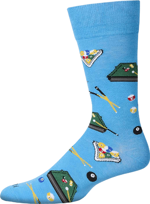 Men's Shoot Pool Crew Socks