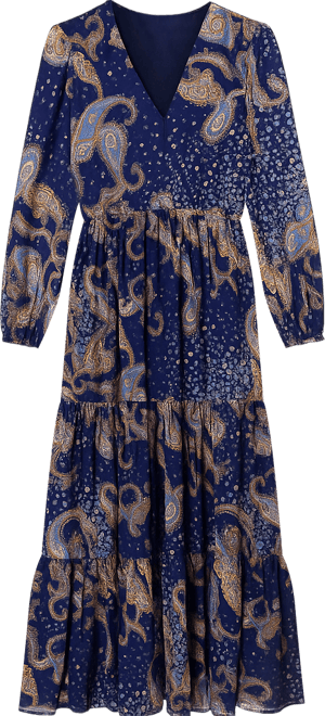 June + Vie Women's June + Vie Tiered Maxi Dress