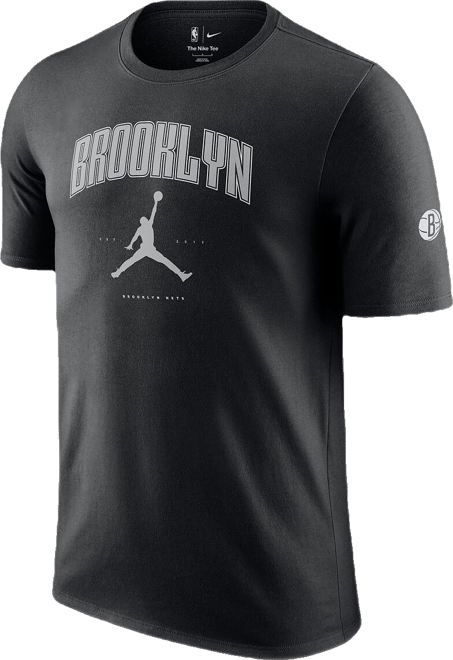 Men's and Women's Black Brooklyn Nets Essential Cities T-Shirt