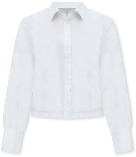 Women's Crop Poplin Shirt