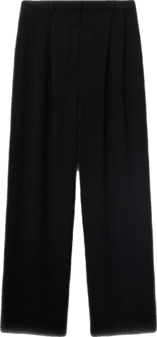 Women's Straight-Fit Pleated Pants