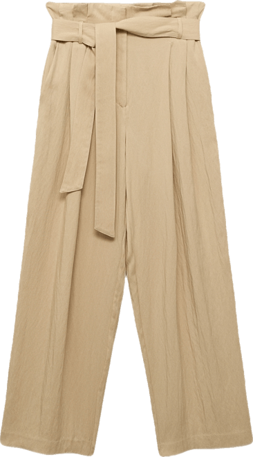 Women's Lyocell Paper bag Pants