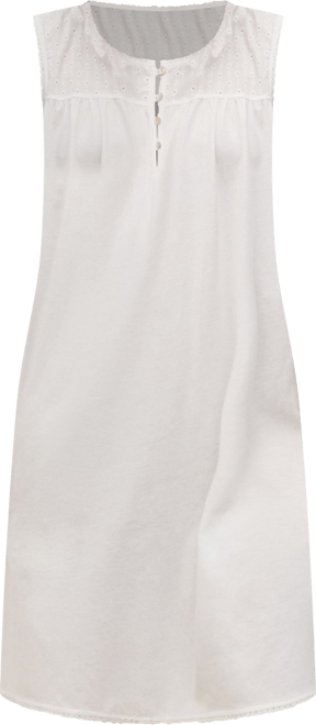 Women's Embroidered Detail Cotton Nightdress