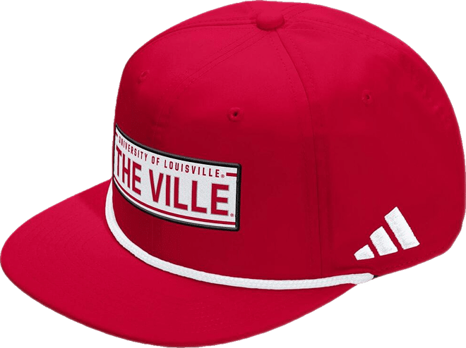 Men's and Women's Red Louisville Cardinals Locker Room Rope Adjustable Hat
