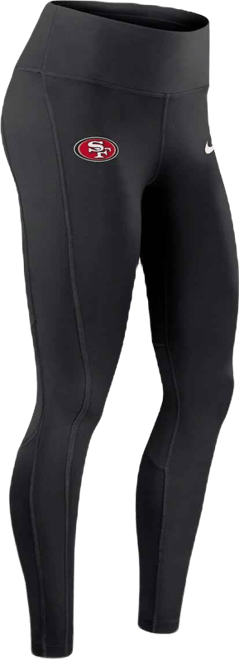 Women's Black San Francisco 49ers Primetime Epic Fast Performance Leggings