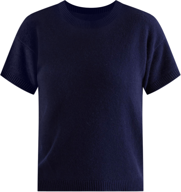 Women's Esme Short Sleeve Crew Neck Cashmere Top