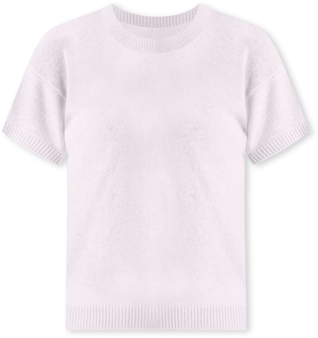 Women's Esme Short Sleeve Crew Neck Cashmere Top
