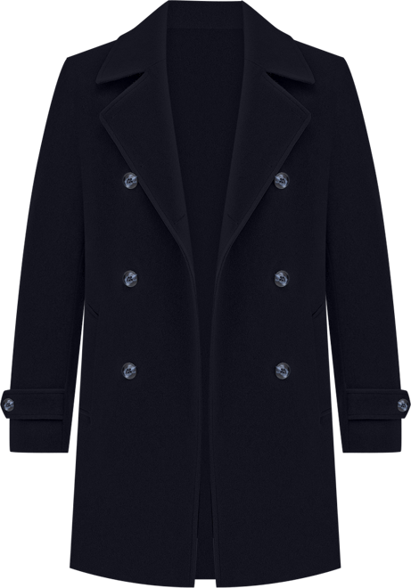 Men's Classic-Fit Double Breasted Overcoat 