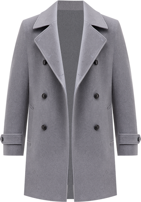 Men's Classic-Fit Double Breasted Overcoat 