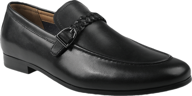 Men's Johnniey Leather Block Heel Loafers, Macy's Exclusive