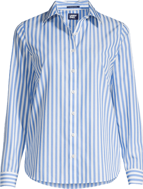 Women's No Iron Button Front Shirt