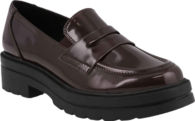 Women's Yoani Round Toe Lug Sole Loafers