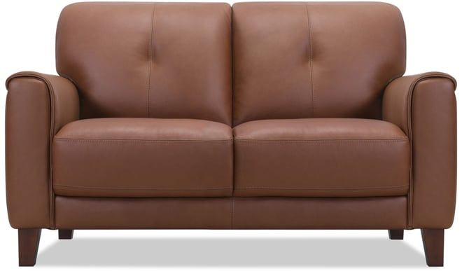 Ashlinn 61" Leather Loveseat, Exclusively at Macy's