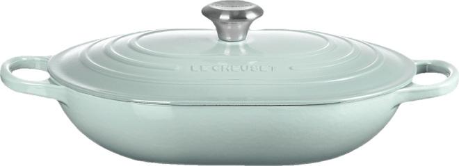 Enameled Cast Iron Signature 3.75-Quart Oblong Dutch Oven With Lid